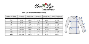 Anni Lyn Sportswear Women's Ventilated Long Sleeve Sun Shirt
