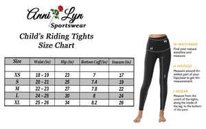 Anni Lyn Sportswear Kid's Camp Knee Patch Tights