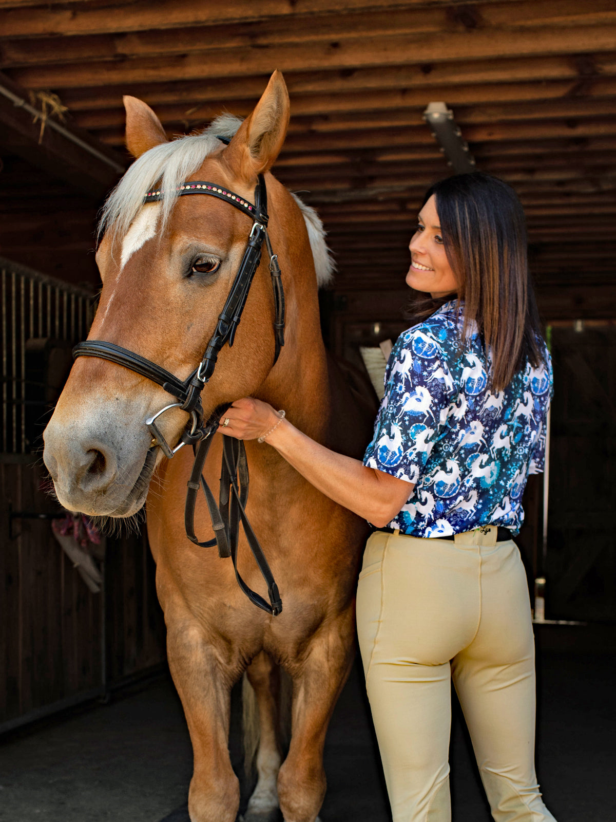 Anni Lyn Sportswear Women's ProAire Printed S/S Shirt