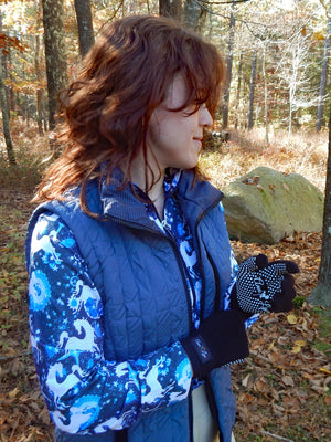Anni Lyn Sportswear Winter Knit Gloves with Silicone Grip