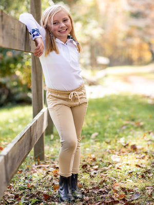 Anni Lyn Sportswear Kid's Camp Knee Patch Tights