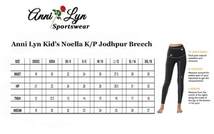 Anni Lyn Sportswear Kid's Noella K/P Jodhpur Breech