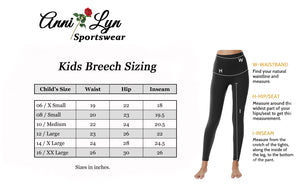 Anni Lyn Sportswear Kid's Spirited Denim Full Seat Breech