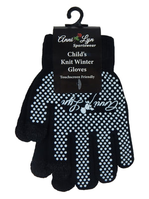 Anni Lyn Sportswear Winter Knit Gloves with Silicone Grip