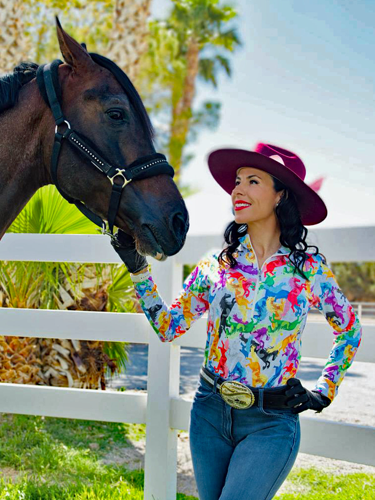 Anni Lyn Sportswear Women's ProAire Printed L/S Shirt