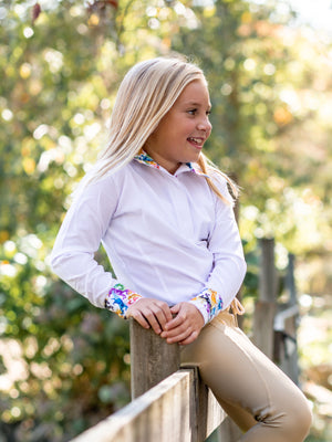 Anni Lyn Sportswear Kid's Long Sleeve Ventilated Show Shirt
