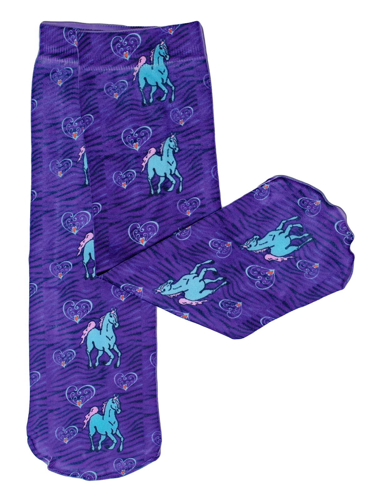Anni Lyn Sportswear Kid's Printed Boot Socks- One Size - Closeout Item!